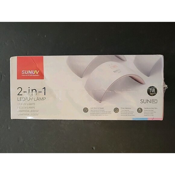 SUNUV UV LED Nail Lamp, Gel UV Light Nail Dryer for Gel Nail Polish SUN9C NEW - Picture 2 of 7